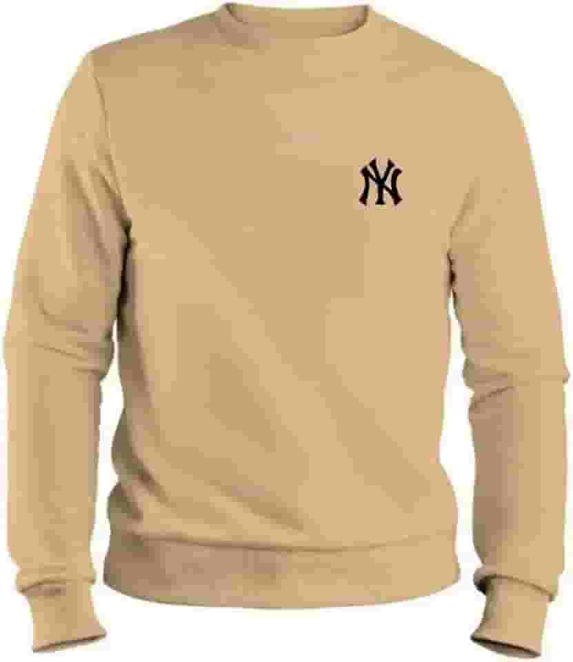 Moletom Masculino New York Gola Careca Macio Flanelado Tecido Premium