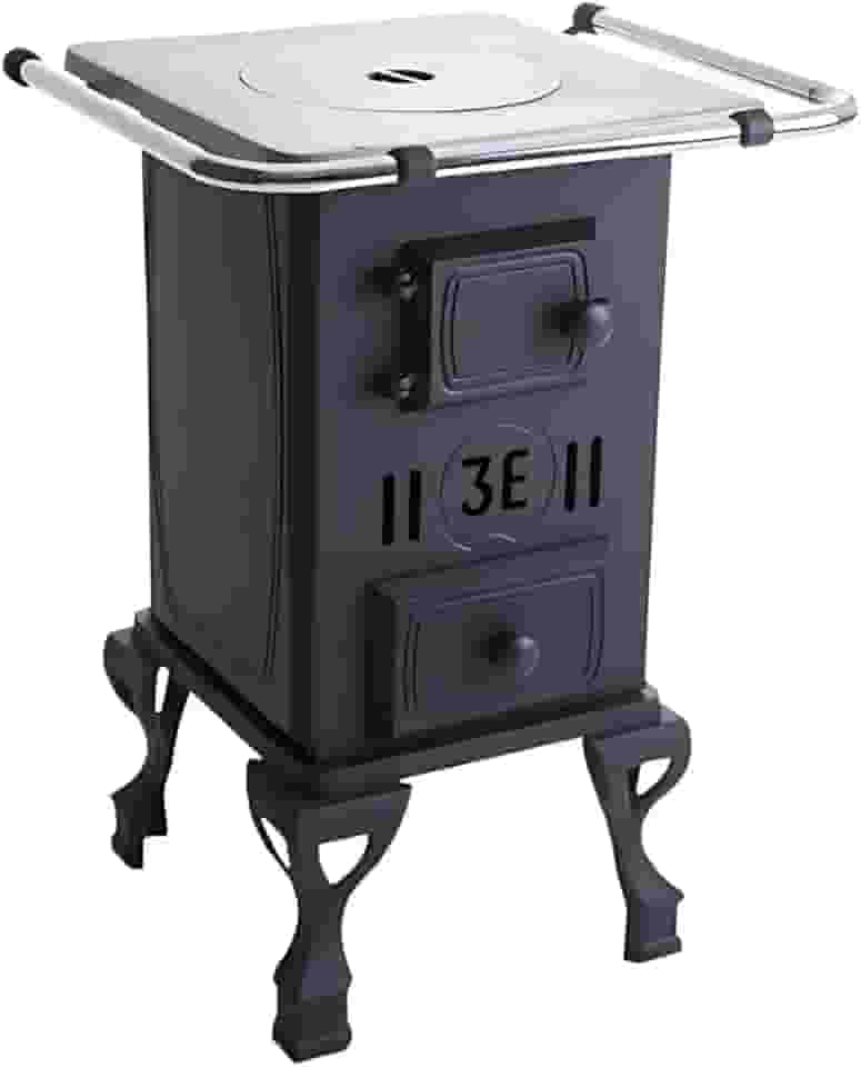 Fogão a Lenha 3e Fogões, Ferro Fundido Nº 00, Preto