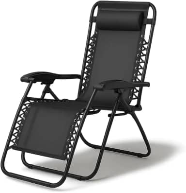 Espreguiçadeira Cadeira Dobrável Reclinável Dobrável 21 Posições Aço Textilene Para Praia Piscina 120 kg