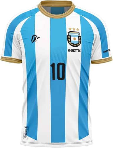 Camiseta Filtro UV Argentina Copa Tri Campeã Campeones