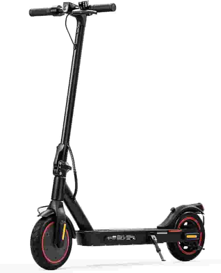 Lambo Patinete Elétrico Scooter W3, 500W É dobrável Elétrico Scooter Adulto, Velocidade 30 KM/H (MAX), 35 KM de Autonomia, Capacidade de carga 100KG,Preto