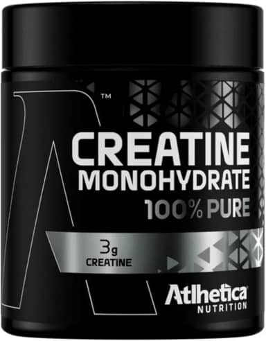 Creatina Monohidratada 100% Pura, 300g, Atlhetica Nutrition Suplemento para Ganho de Força e Massa Muscular