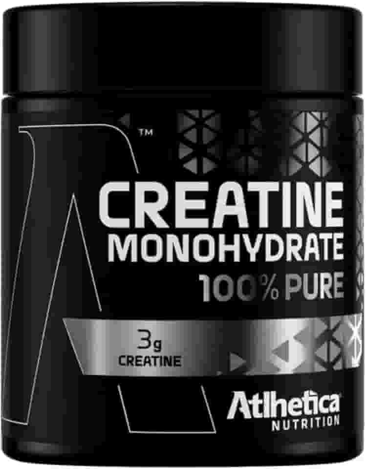 Creatina Monohidratada 100% Pura, 300g, Atlhetica Nutrition Suplemento para Ganho de Força e Massa Muscular