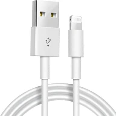 Cabo USB para Lightning Reforçado 1M, Compatível com iPhone 6 7 8 X Xs 11 Se 12 Xr 13 14 Pro Max – Carregamento Turbo e Transferência de Dados