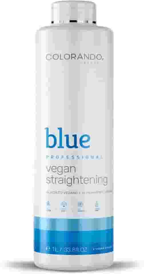 Escova Progressiva Blue Profissional 100% Vegano - Alisamento Capilar - Líquido - Vegano - Todos os tipos de cabelo