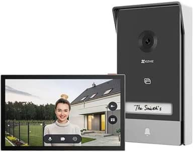 Vídeo Porteiro HP7 – Wi-Fi com Aplicativo, Resolução 2K, Tela Touch 7 Polegadas, Bivolt, IP65 (modelo CS-HP7-R100-1W2TFC)