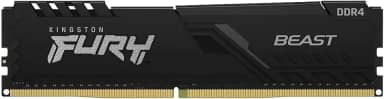 MEMÓRIA KINGSTON FURY BEAST DIMM DDR4 8GB 3200 MHZ KF432C16BB/8 1,35V 1Rx* 288 pinos Desktop Gamer