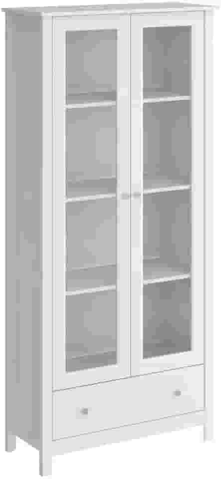 Cristaleira 2 Portas 1 Gaveta Ditália E-954 Branco