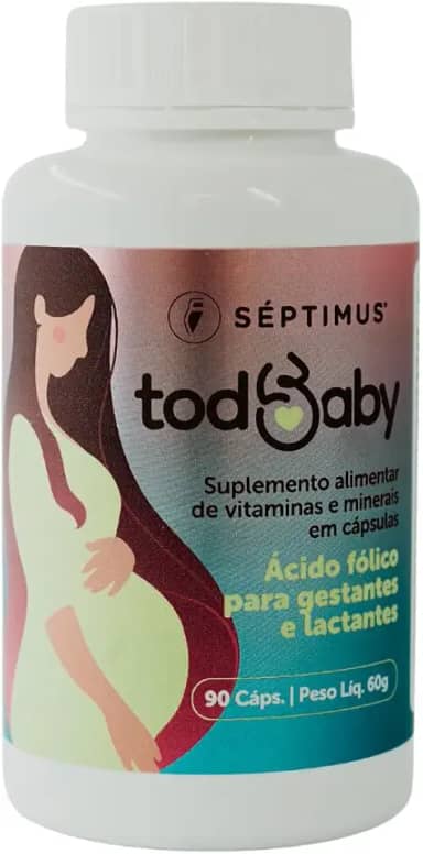 Suplemento Vitamínico para Gestantes, Lactantes e Puérperas com 21 Nutrientes – Ácido Fólico, Ferro, Zinco e Vitaminas – 90 Cápsulas