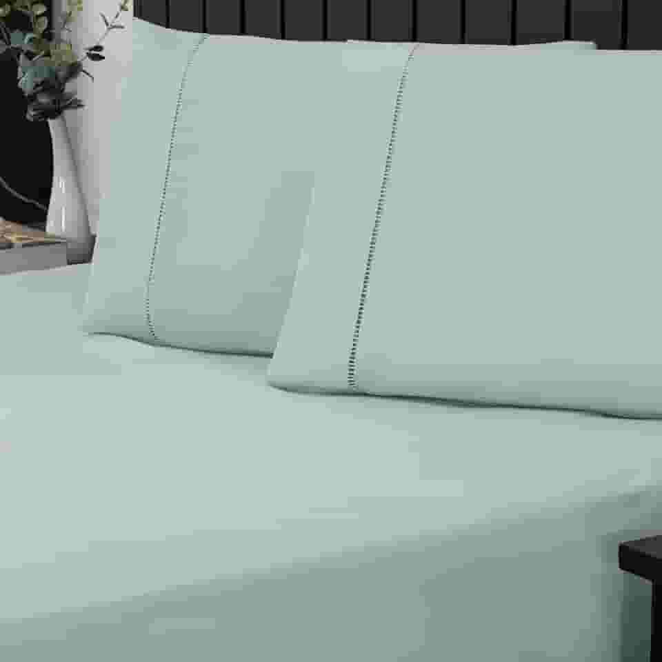 Jogo de Cama Queen Percal 400 Fios Ponto Palito 03 Peças, Antiácaro, Anti-pilling com Toque Macio - Dublin