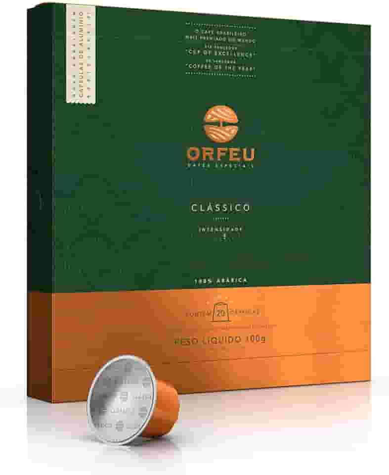 ORFEU Cápsulas De Café Clássico Orfeu Compatível Com Nespresso Contém 20 Cápsulas