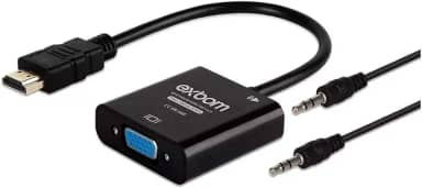 Adaptador/Conversor HDMI para VGA com Áudio