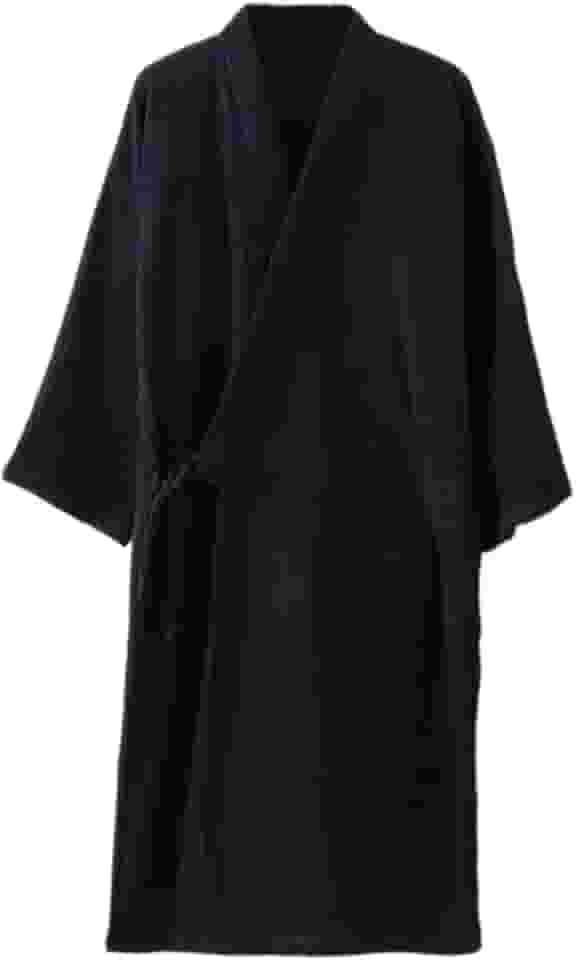 Roupão de banho quimono para mulheres e homens, leve, algodão, hotel, spa