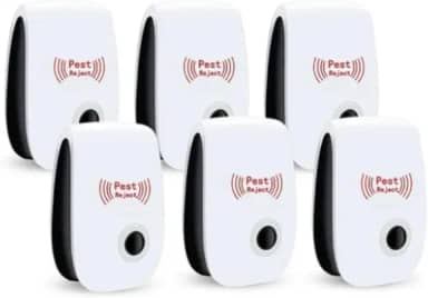 Kit 10 Repelente Ultrassônico Tomada Paki Anti Insetos Mosquitos Baratas Formigas Sem Cheiro Silencioso Bivolt Plug Elétrico Brasil