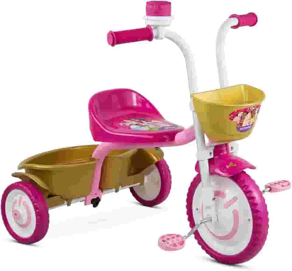 Nathor Triciclo Infantil Disney Princesas Aluminio Rosa