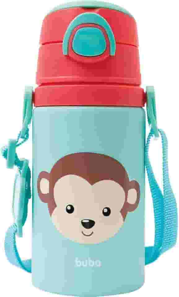 Buba Garrafinha De Aluminio Animal Fun Macaco Colorido