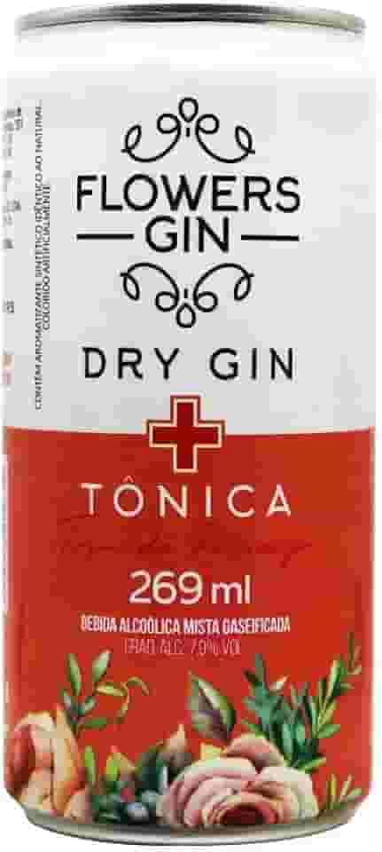 Gin Tônica Flowers Flowers Sabor MORANGO 269Ml