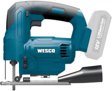 Serra Tico-Tico a Bateria 18V Wesco WS2305.9 – Velocidade Variável, Ação Pendular, Base Ajustável – Não Acompanha Bateria e Carregador