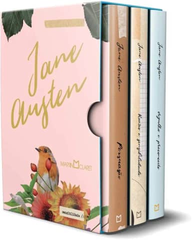 Box Jane Austen - 3 Volumes - Razão e Sensibilidade, Orgulho e Preconceito e Persuasão - Brochura
