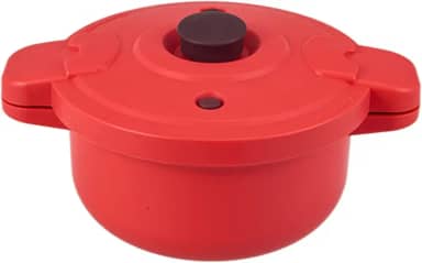 Panela de pressão para micro-ondas, panela para ensopado, alça anti-escaldante, tampa de fácil limpeza e trava, utensílios de cozinha multicooker