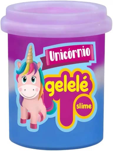 Slime De Unicórnio Gelele Com24 152G Massinha Meleca