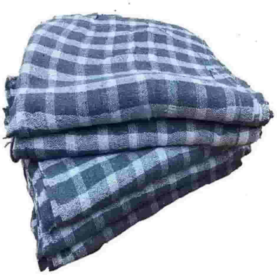 Kit 5 Panos de Chão Xadrez Extra Grande 50cm x 80cm