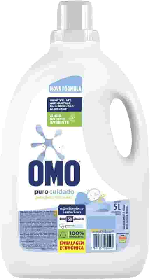 OMO Sabão Líquido Omo Puro Cuidado 5L