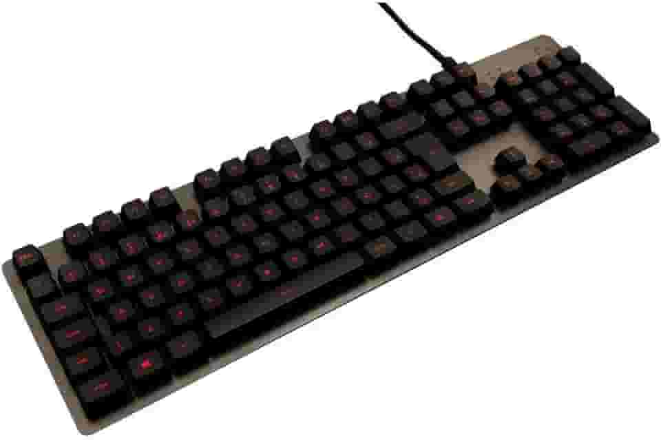 Teclado Mecânico Gamer Logitech G413 Carbon com Layout ABNT2, Iluminação Vermelha, USB Passthrough e Switch Exclusivo Romer-G