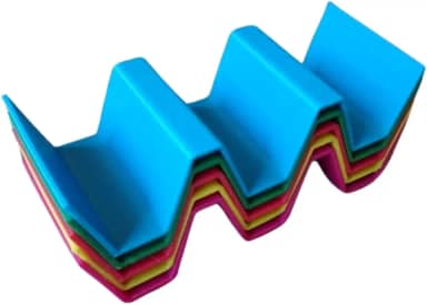 Kit Suportes Triplo Para Tacos Mexicanos Mexicanos (10, Preto)