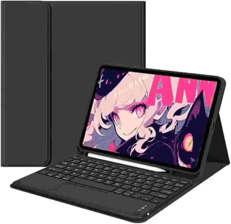 Adequado para A9 Plus 11 polegadas protetora tablet case com teclado (toque preto, tipo toque)
