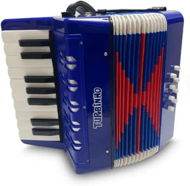 ACORDEON TURBINHO 8 BAIXOS - AZUL