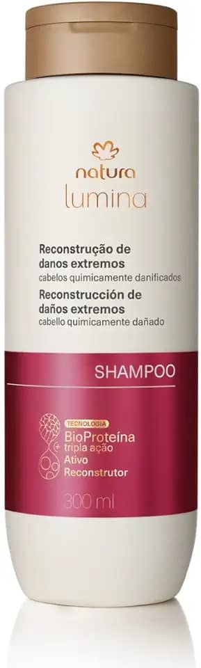 NATURA LUMINA SHAMPOO RECONSTRUCAO DE DANOS EXTREMOS 300ml