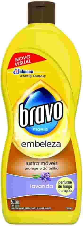 Bravo Lustra Móvel Brilho Prático Lavanda 500ml