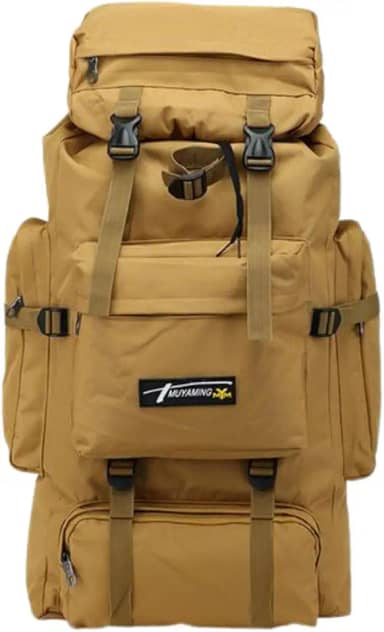 Mochila Cargueira Muito Grande 80 lts Reforçada Impermeável - Caqui