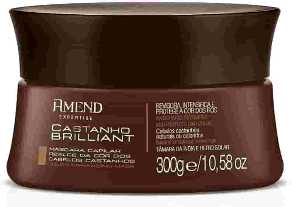 Máscara Amend Expertise Cuidado Da Cor, 300g, Specialist Blonde, Black Illuminated, Cobre Effect, Marsala Vibrance, Castanho Brilliant, Red Revival (Castanho Brilliant)