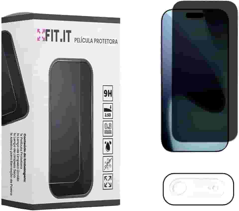 Kit Película Privacidade para iPhone 17 e Película Proteção Lente Câmera (iPhone 17 Air)