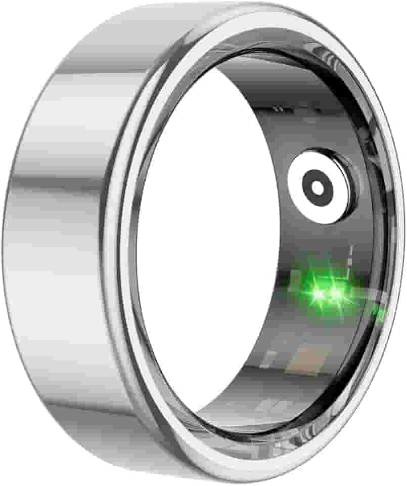 Smart Ring Health Tracker, Anillo Inteligente para Hombre, Anéis de Saúde para Mulheres e Homens, Anel de Sono de Baterias de Longa Duração, Rastreador de Fitness Impermeável