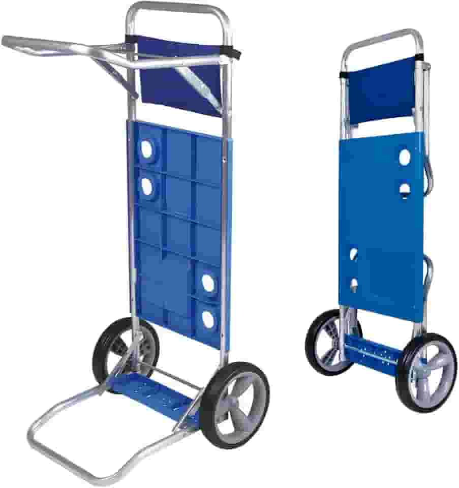 Carrinho de praia dobrável com rodinhas resistente Mor