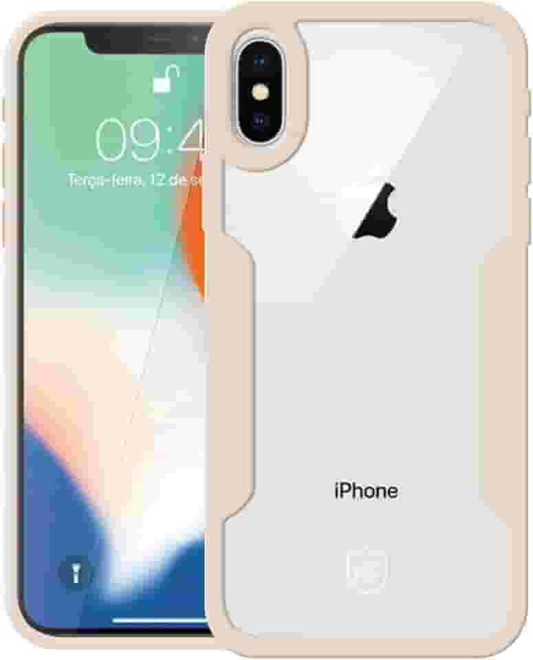 Gshield Capa Case Capinha 360 Frente e Verso para (iPhone X/XS, Rosa)