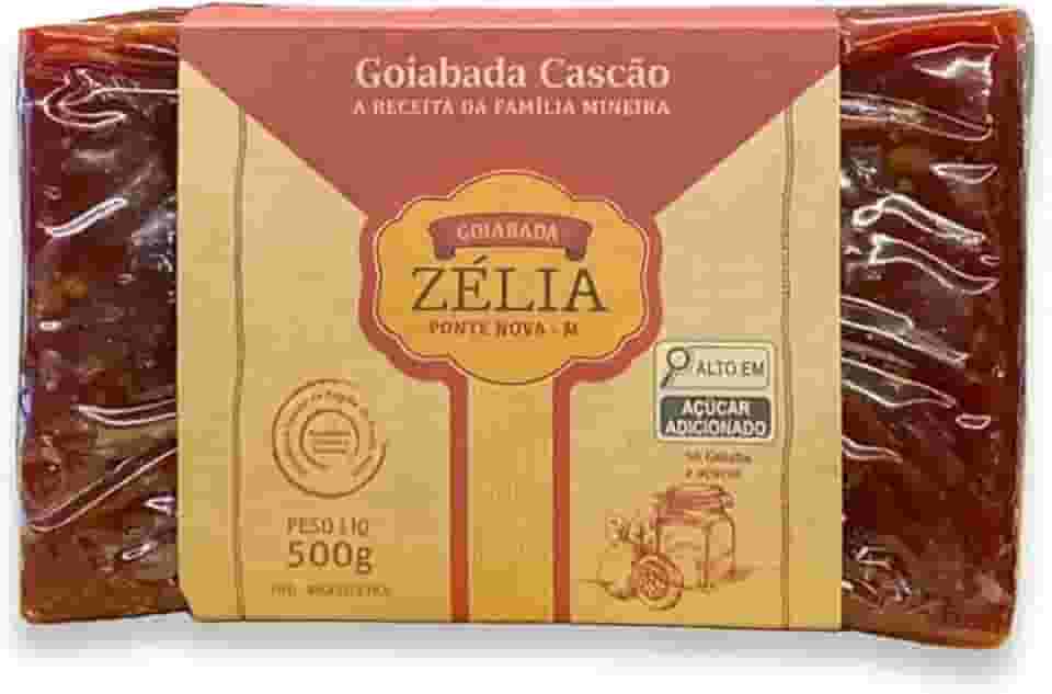Doces Zélia Goiabada Cascão Zélia Barra 500G