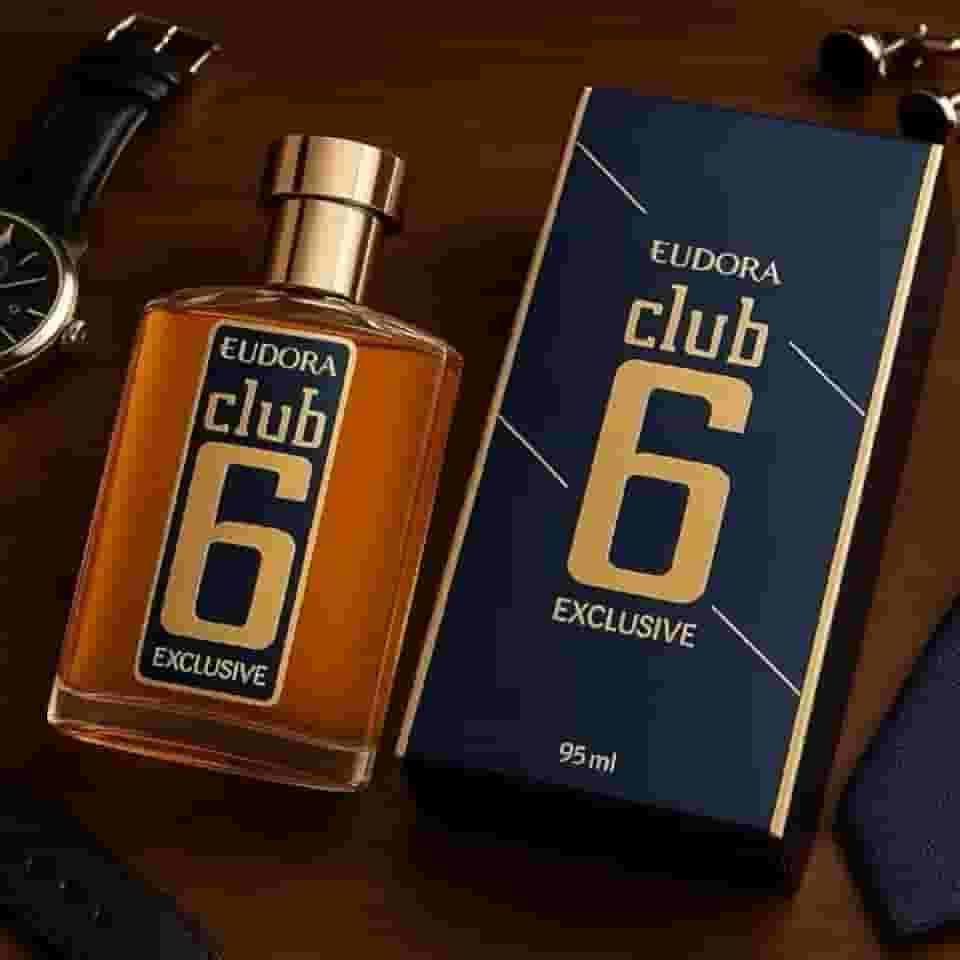 Club 6 Exclusive, Perfume Masculino, Alta Fixação, 95ml