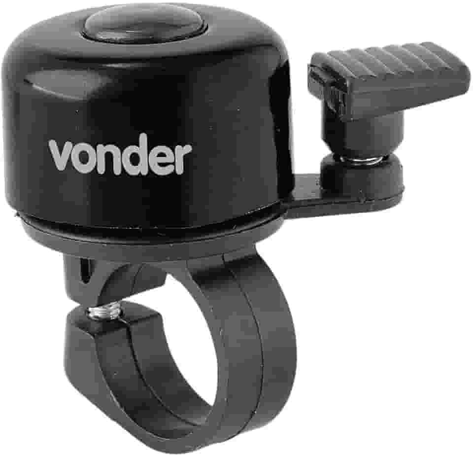 CAMPAINHA TIPO SINO PRETA VONDER PARA BICICLETA - 78.11.002.002