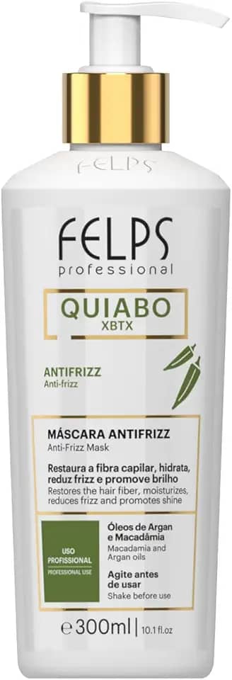 Xbtx Quiabo Okra Alinhamento Capilar, Felps, 300 Ml