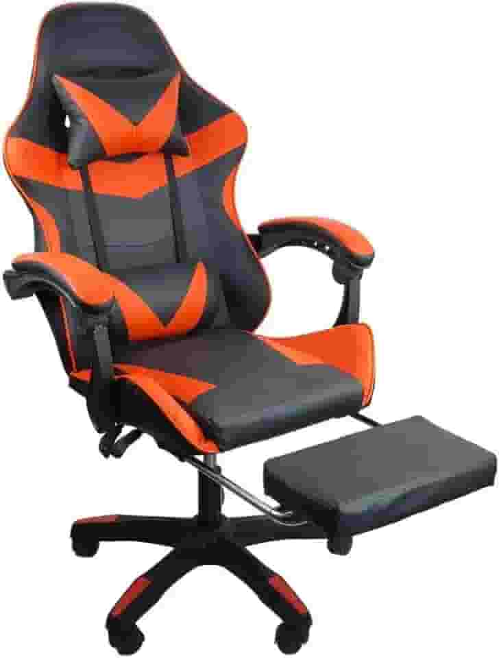 Cadeira Gamer Stillus Ergonômica Com Apoio Para Os Pés - Vermelho