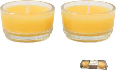 Kit 2 Velas Aromáticas em Vidro para Decoração e Aromaterapia – Relaxamento e Perfume Ambiente