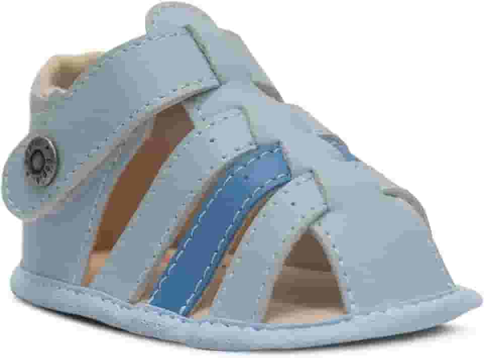 Sandália Bebe Infantil Franciscana Menina Menino 01.24 (Azul, br_footwear_size_system, infant, alpha, small)