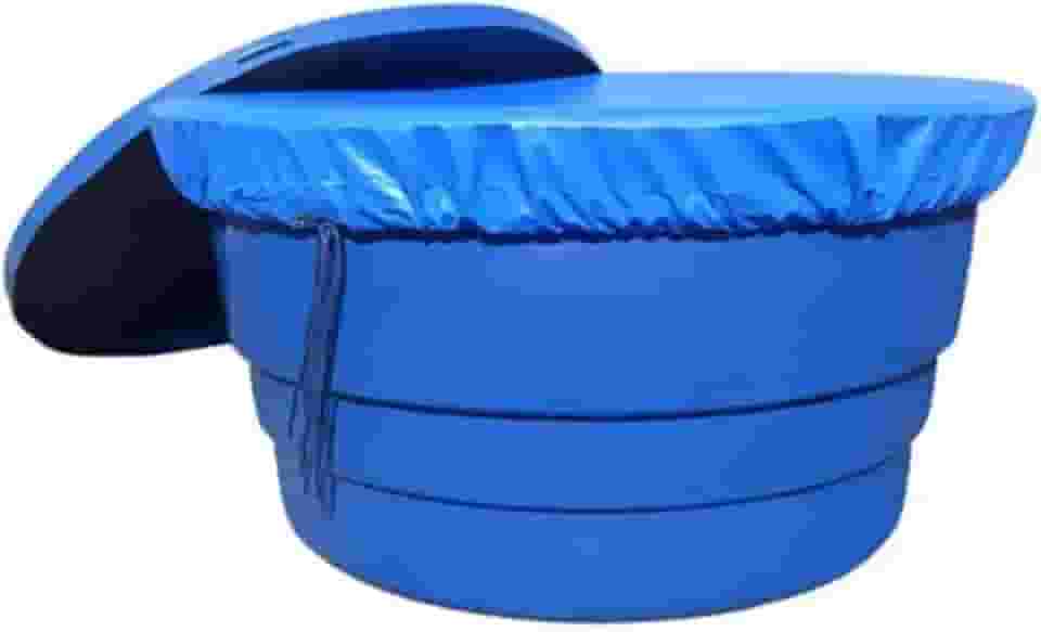 Capa Caixa D'agua Redonda 500 Litros Contra Dengue E Sujeira