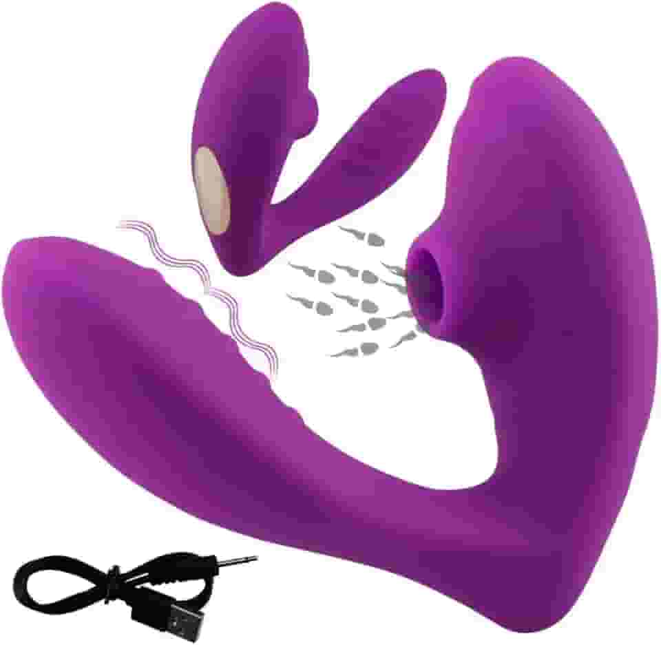 Vibrador e Sucção com 10 Velocidades Para Mulheres Sugador Clitóris Estimulador Erótico