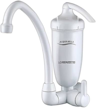Purificador de Água com Torneira de Parede Acqua Bella, Lorenzetti, 7411815, Branco, Pequeno