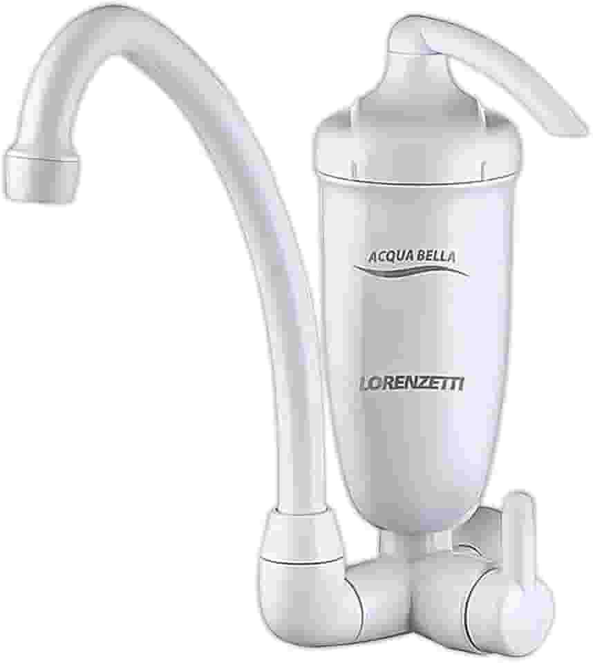 Purificador de Água com Torneira de Parede Acqua Bella, Lorenzetti, 7411815, Branco, Pequeno